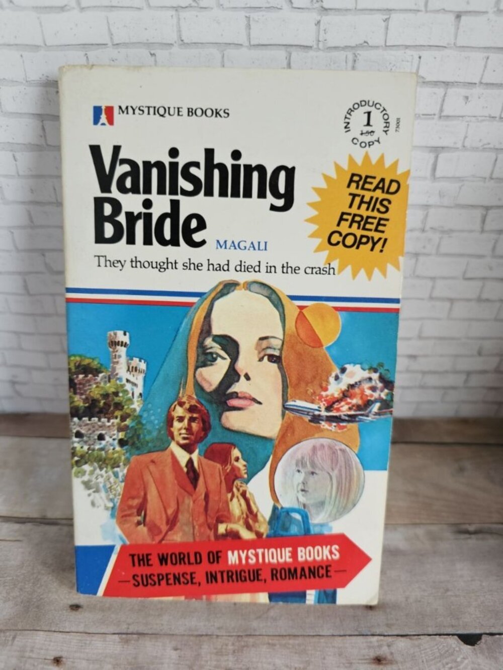 Vintage Vanishing Bride Magali Mystique Intro Copy 1 Gothic Paperback Rare